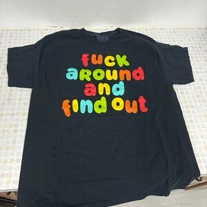 Spencer's Black Tee FAFO